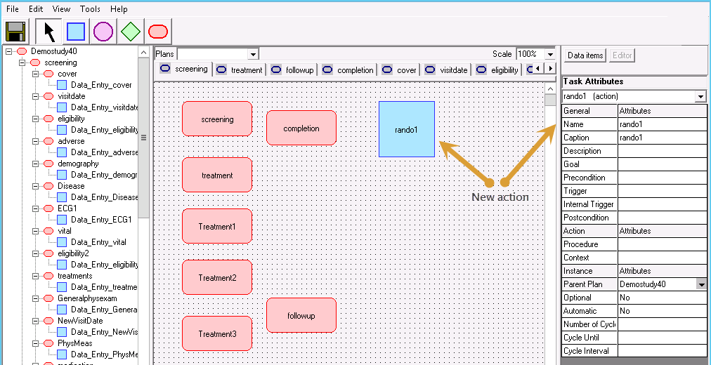 Setting up randomisation